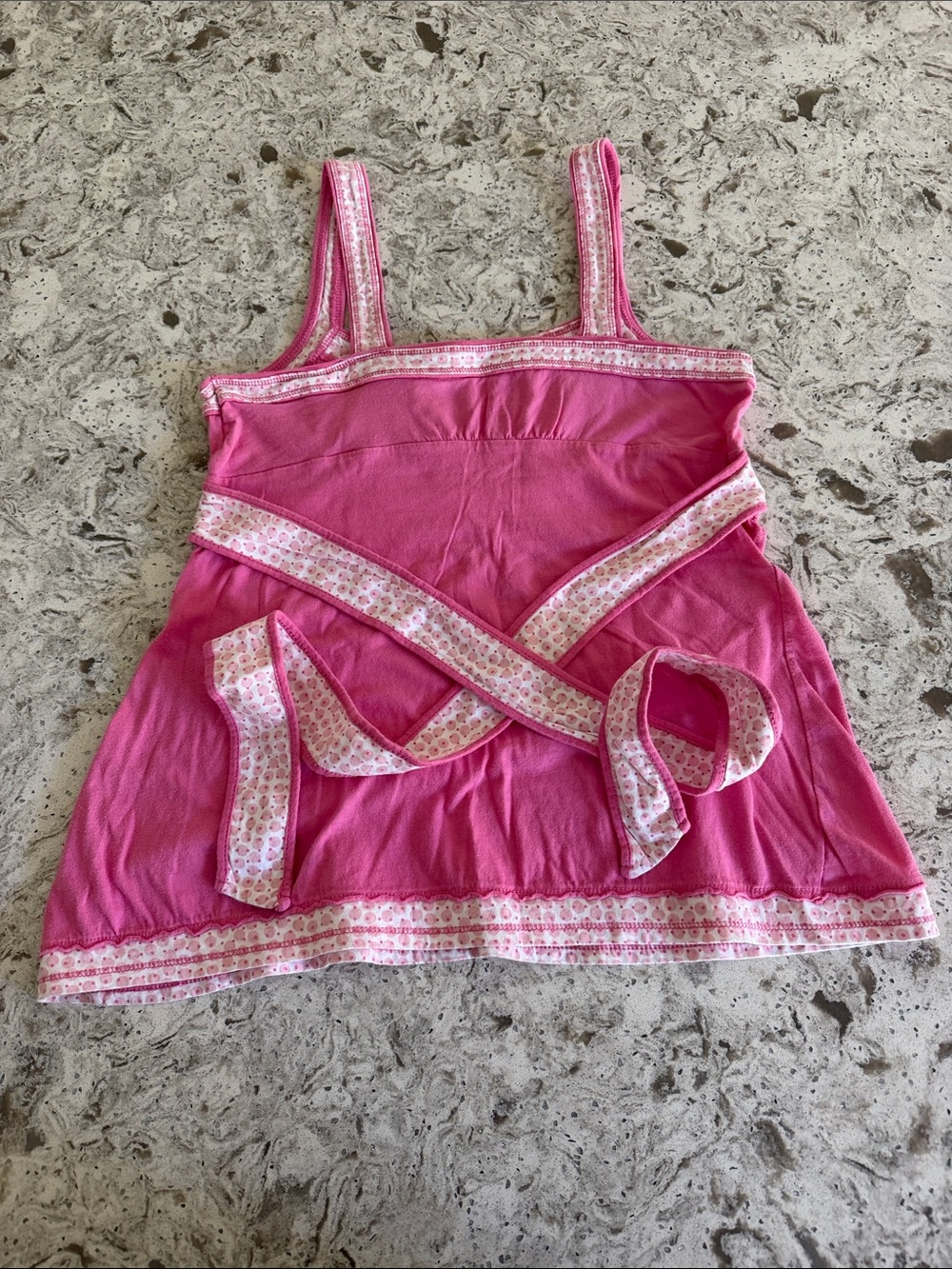 Energie Pink Tank Tunic with Trim - Picture 3 of 5
